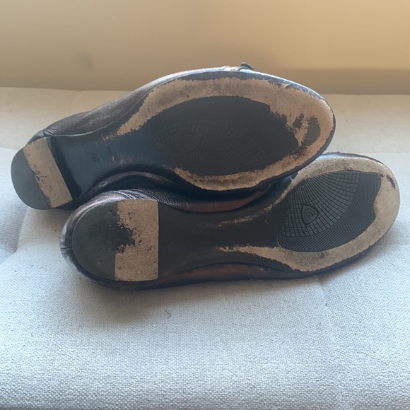 AGL Metallic Monika Patent Cap Toe Ballet Flats Size 40 US 8 - Picture 14 of 16